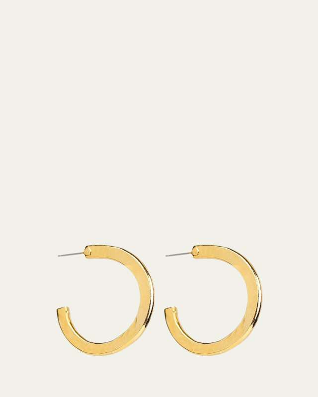 Flat Hoop Earrings